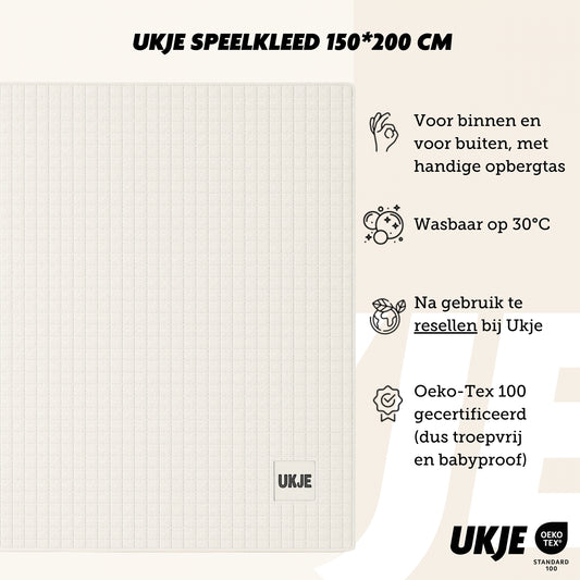 Speelkleed Elegant mist 150*200 cm