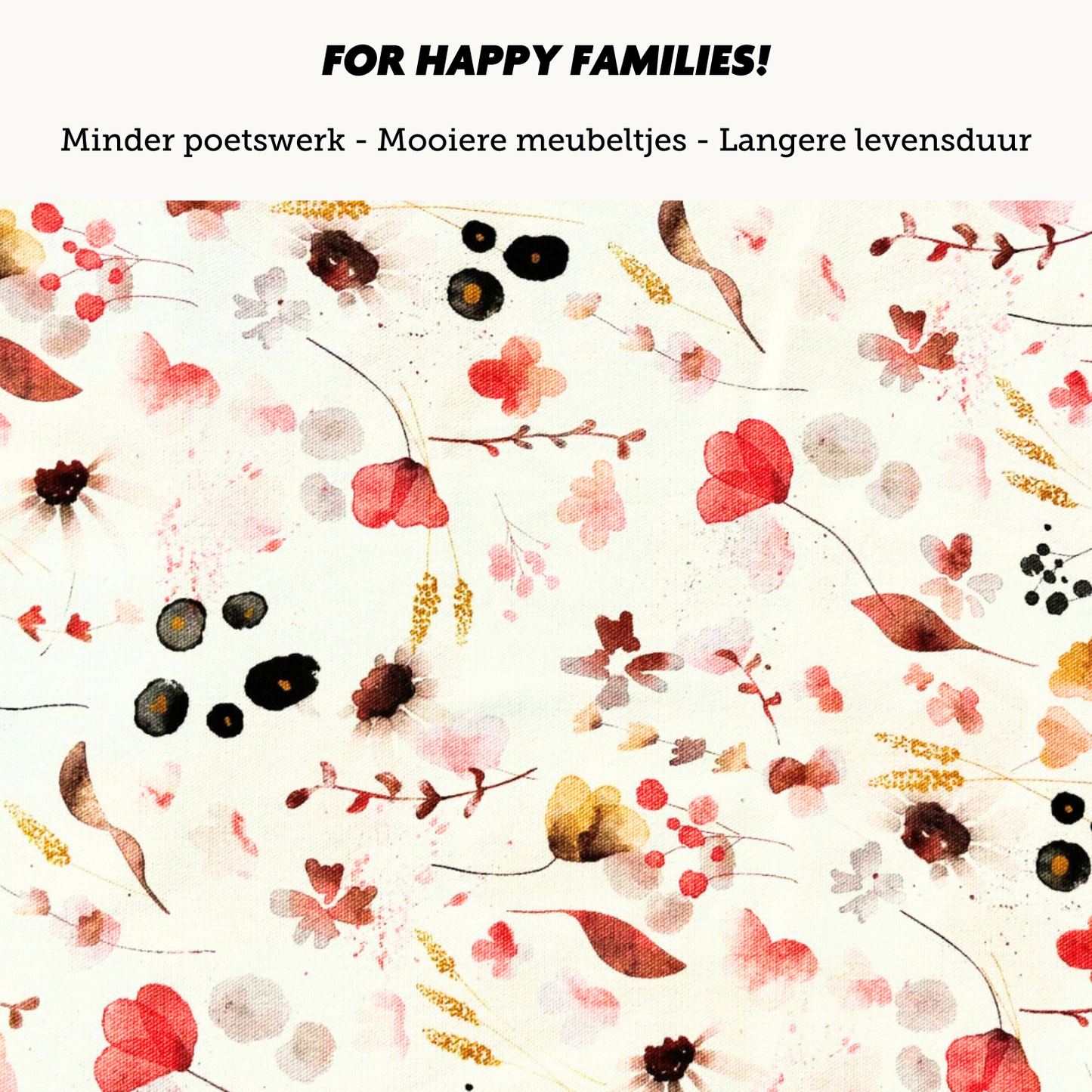 Tripp Trapp Kussen | Wilde Bloemen | Geplastificeerd