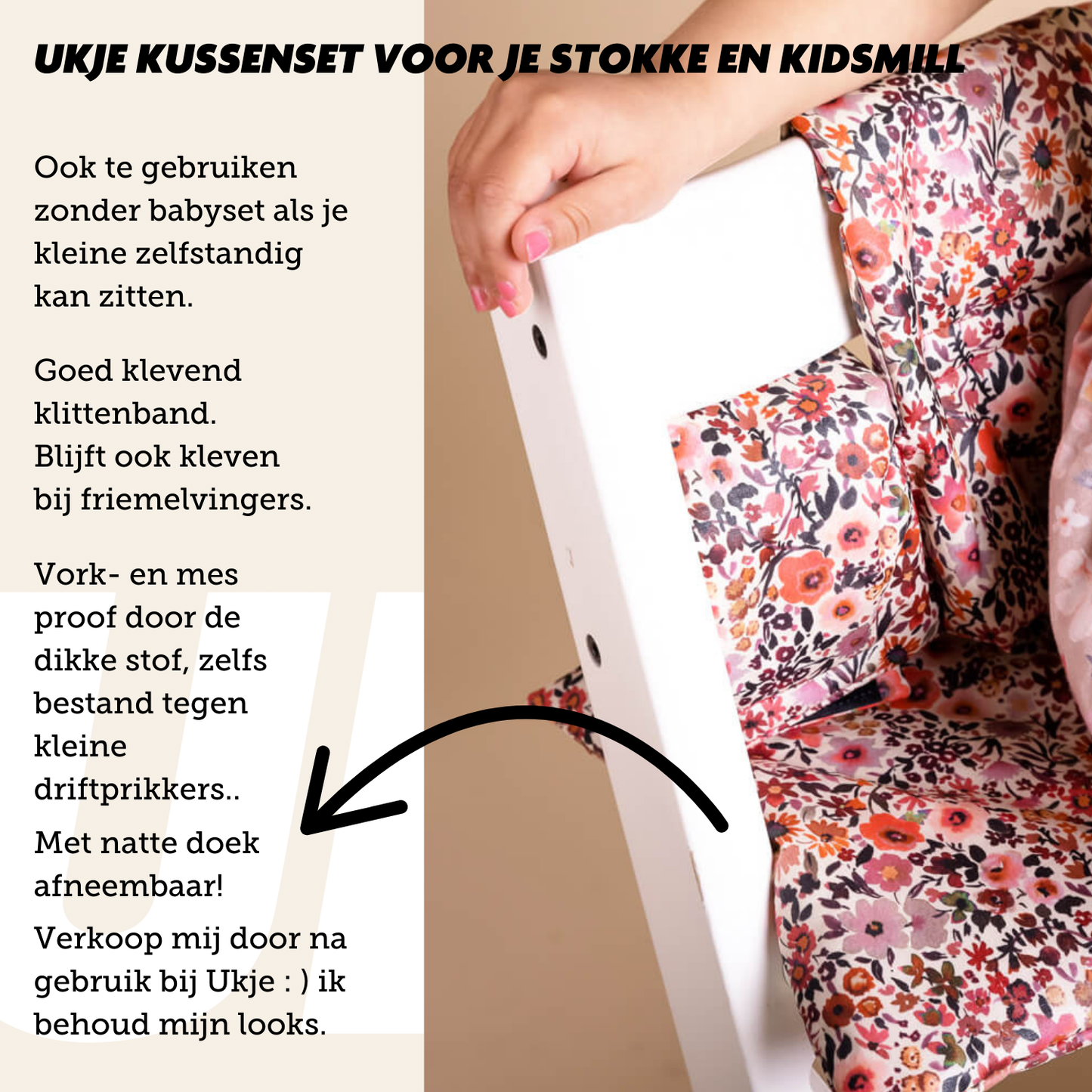 Kussenset | Roze Bloemen | Geplastificeerd | Pre-order 30 nov