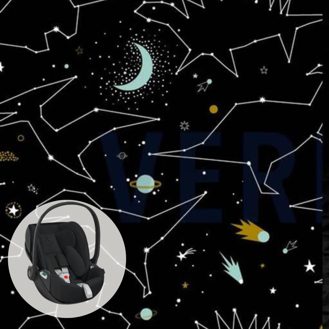 Cybex Cloud Z(2) Autostoelhoes | Zwart Dino