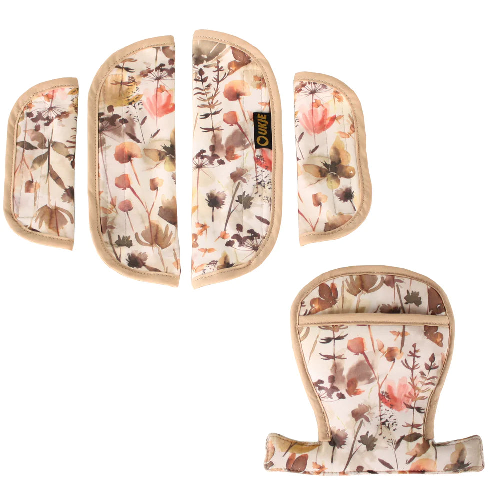Buggy Autostoel kussenhoesjes | Wilde Bloemen