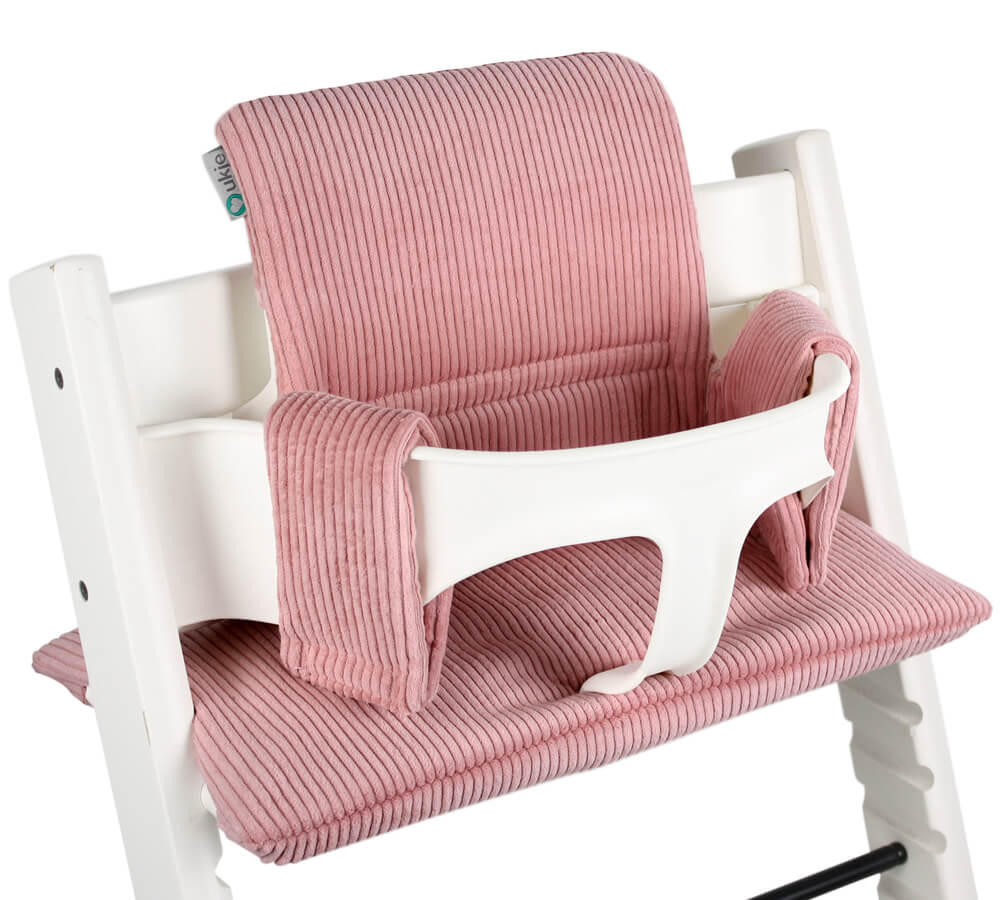 Stoelverkleiner | Roze rib