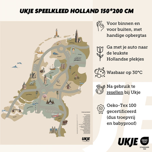 Speelkleed holland 1,5*2m | Pre-order levering 20 aug