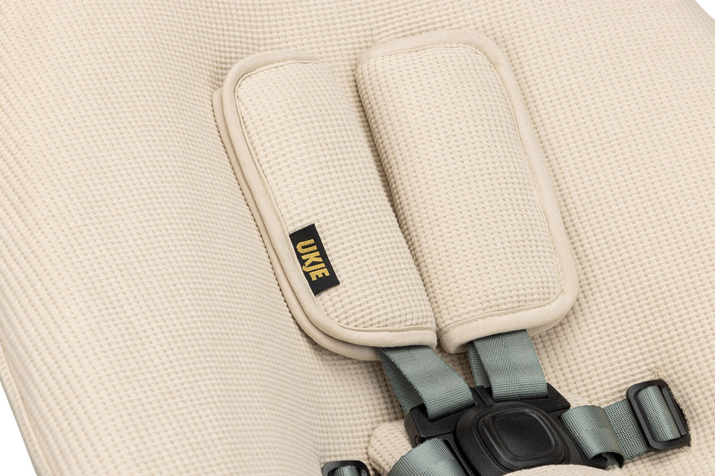 Hoes Mamaroo 5 | Waterdichte voering | Beige wafeltje