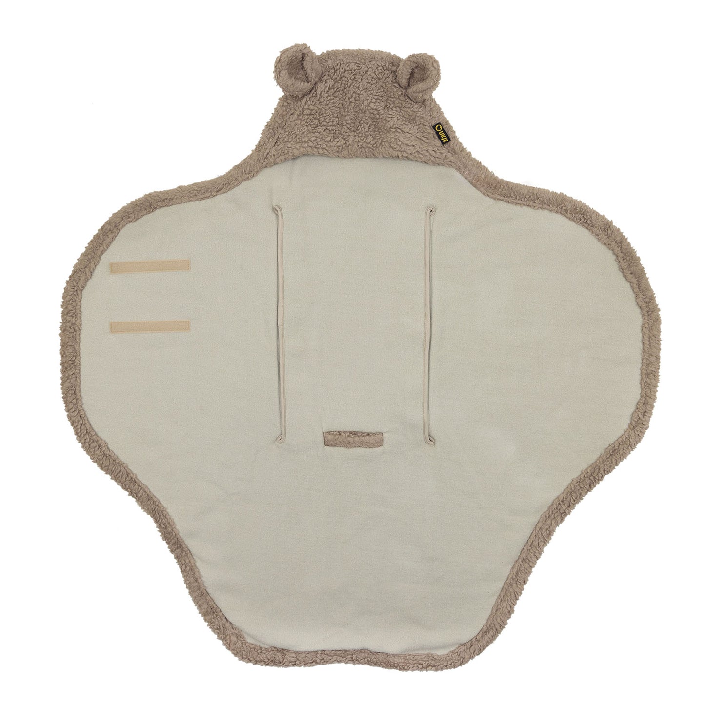 NIEUW | Wikkeldeken Beer | Teddy Taupe