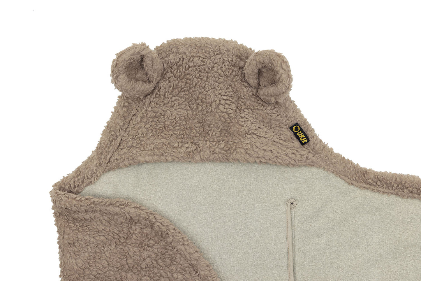 NIEUW | Wikkeldeken Beer | Teddy Taupe