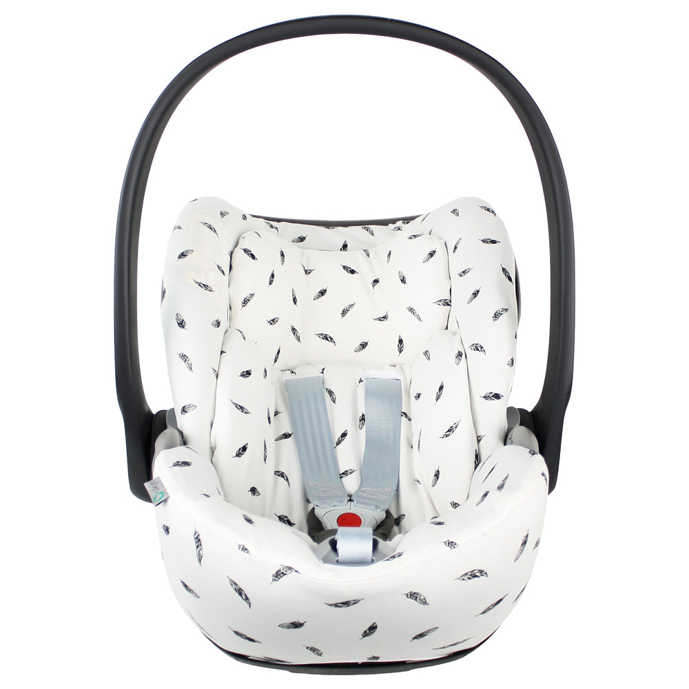 Cybex Cloud Z(2) Autostoelhoes | Wit veertjes
