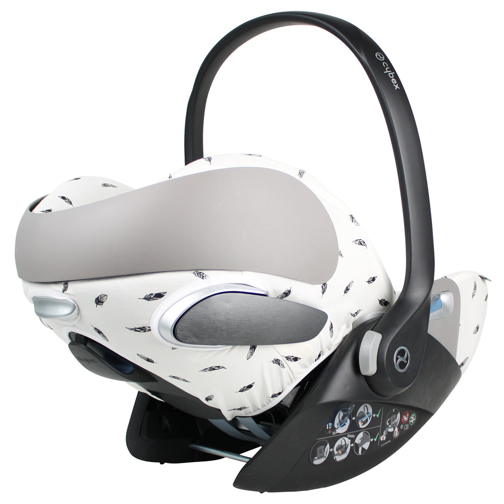 Cybex Cloud Z(2) Autostoelhoes | Wit veertjes