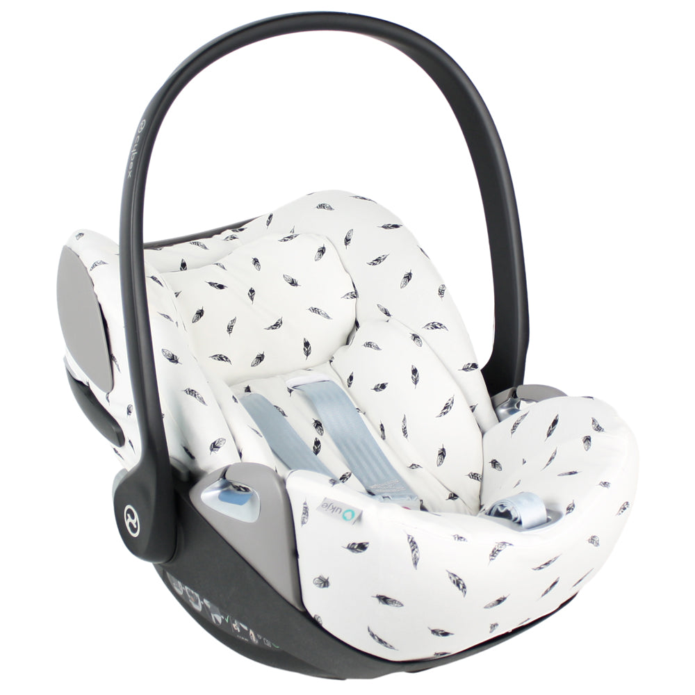 Cybex Cloud Z(2) Autostoelhoes | Wit veertjes
