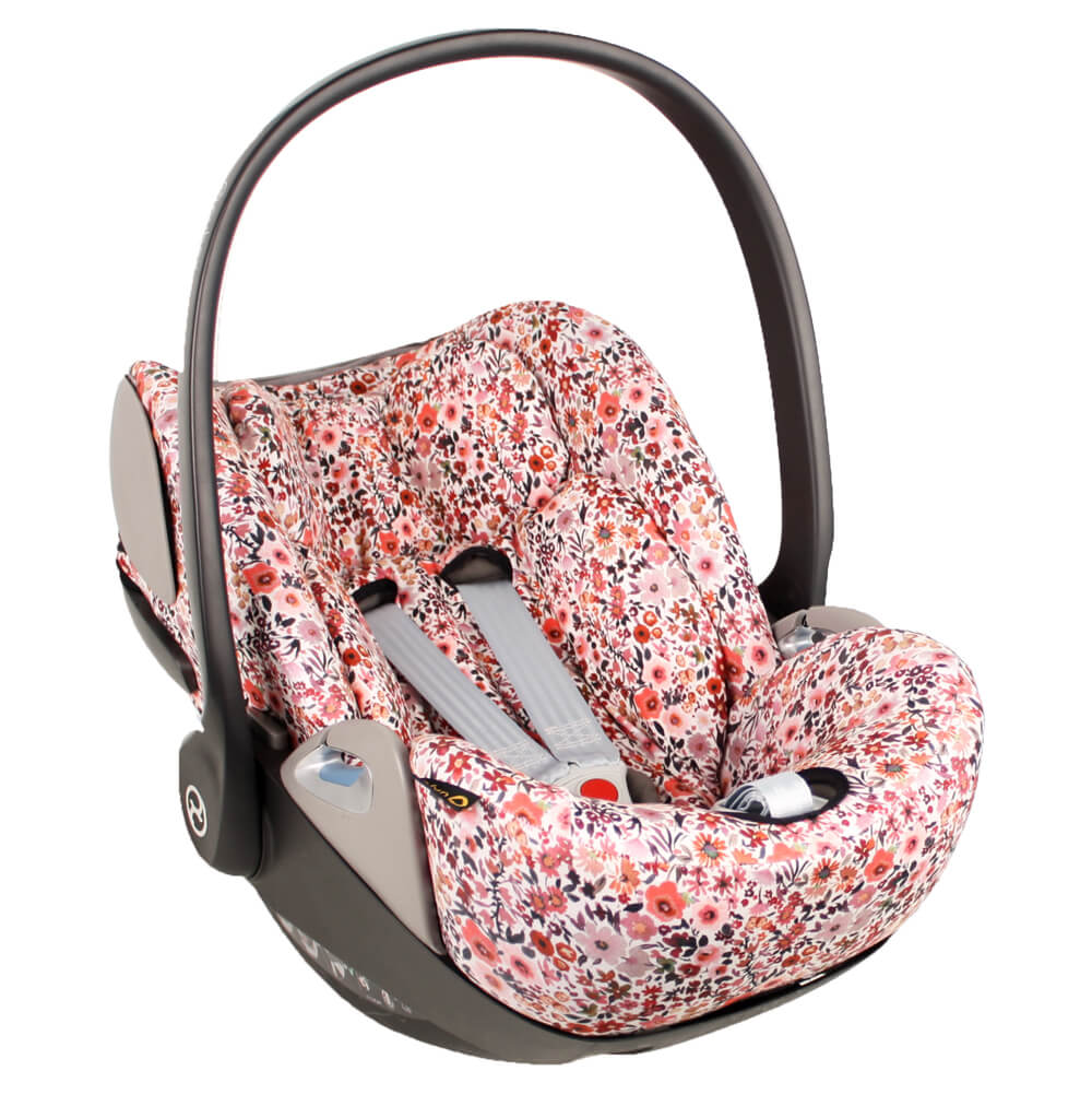 Cybex Cloud Z(2)T Autostoelhoes | Roze Bloemen