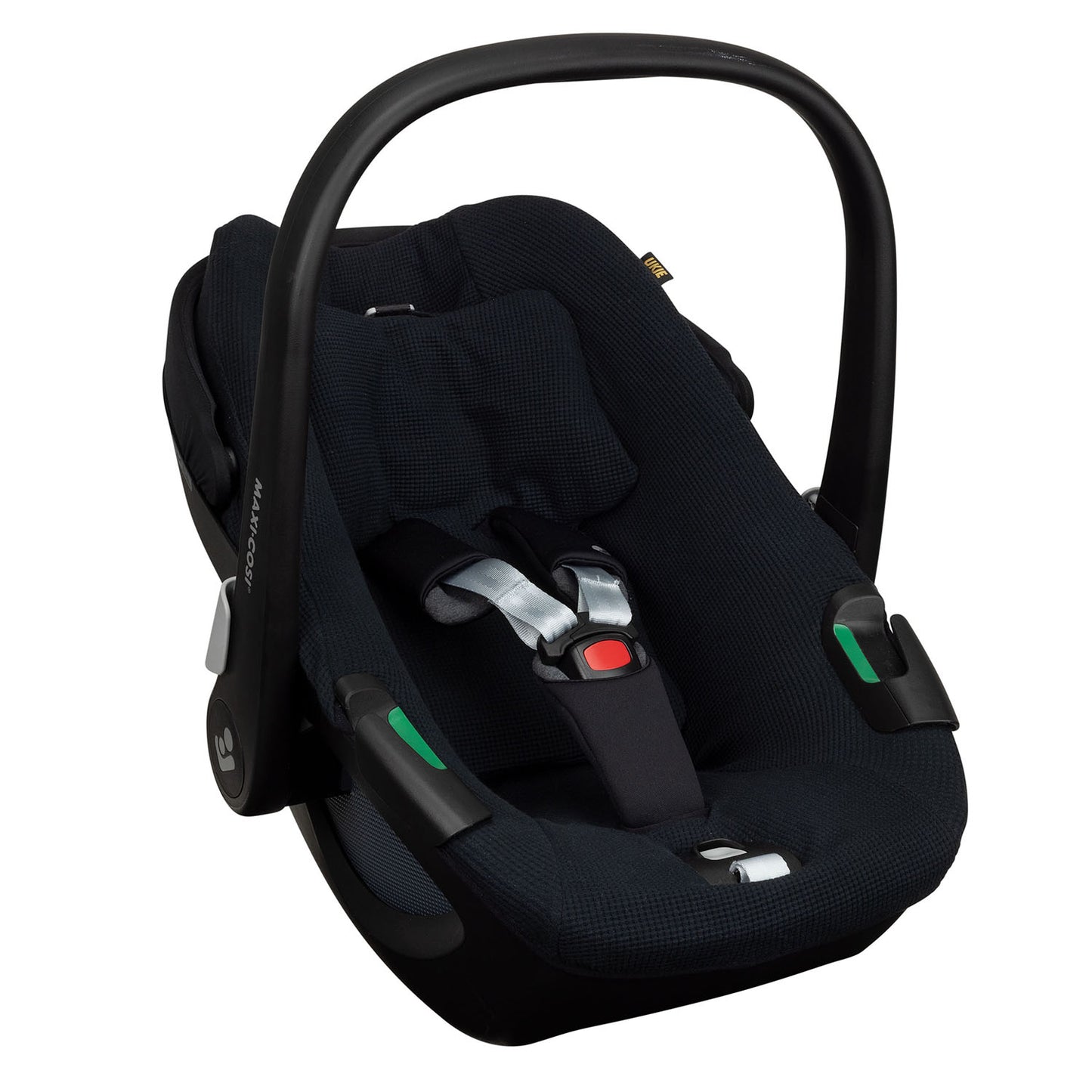 Maxi Cosi Pebble 360 hoes met gordelhoesjes | Zwart wafeltje