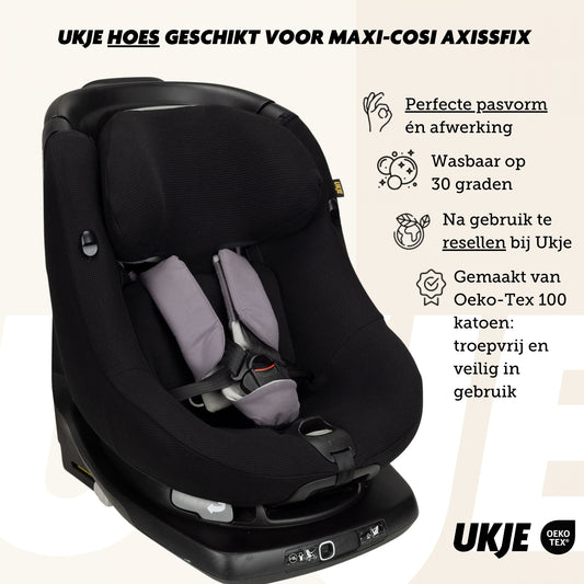 Maxi Cosi AxissFix Hoes | Zwart wafeltje | Pre-order eind jan