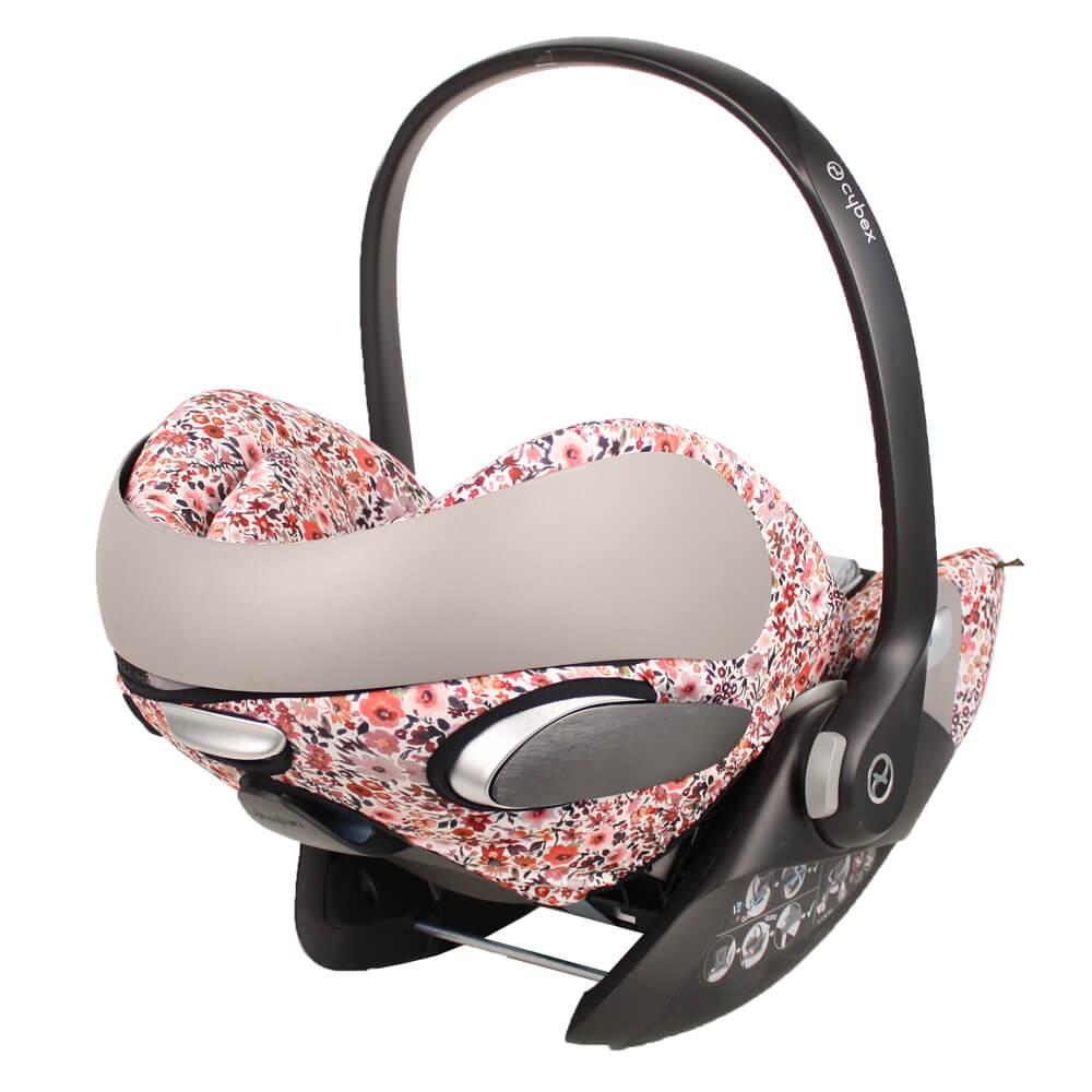 Cybex Cloud Z(2)T Autostoelhoes | Roze Bloemen