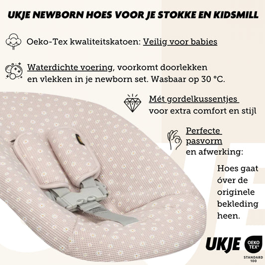 Newborn hoes | Waterdichte voering | Daisy wafel | Pre-order eind jan