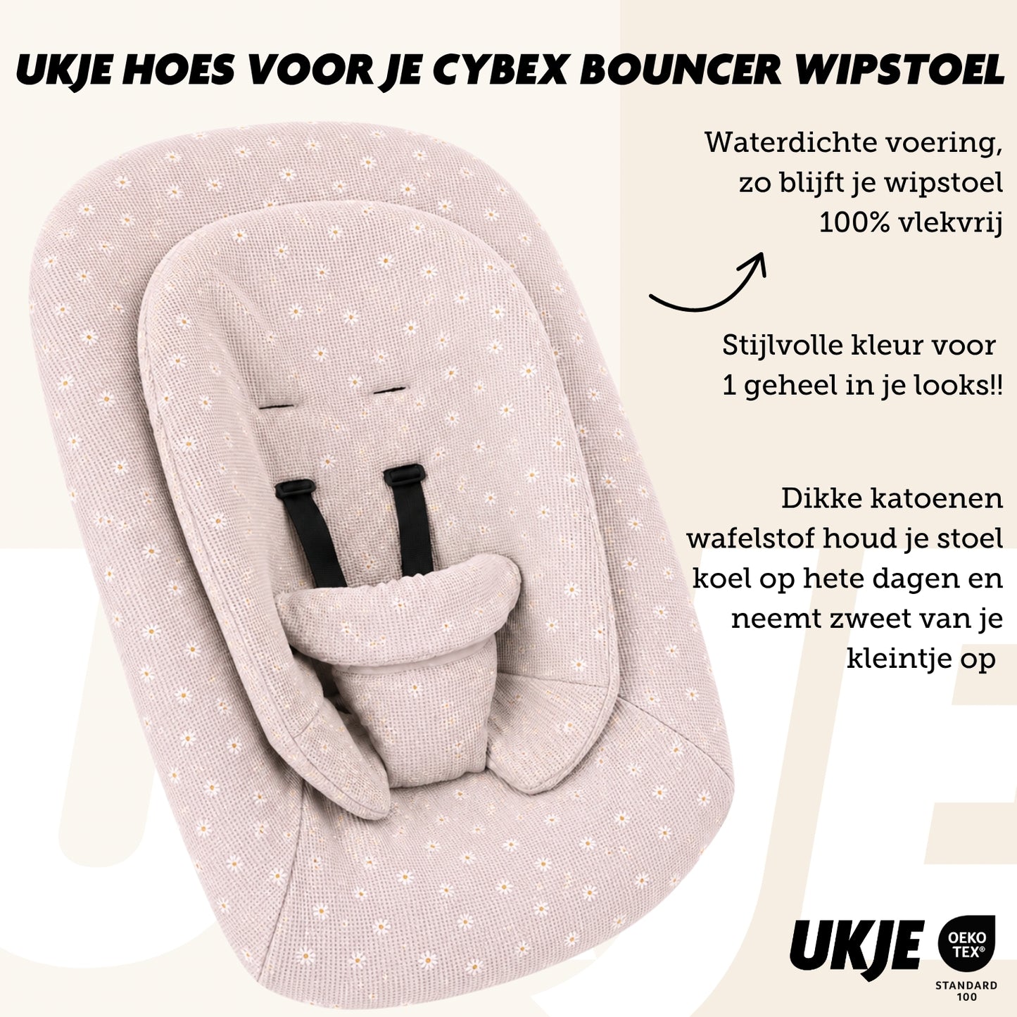 Cybex bouncer hoes | Daisy | Pre-order 22 juli