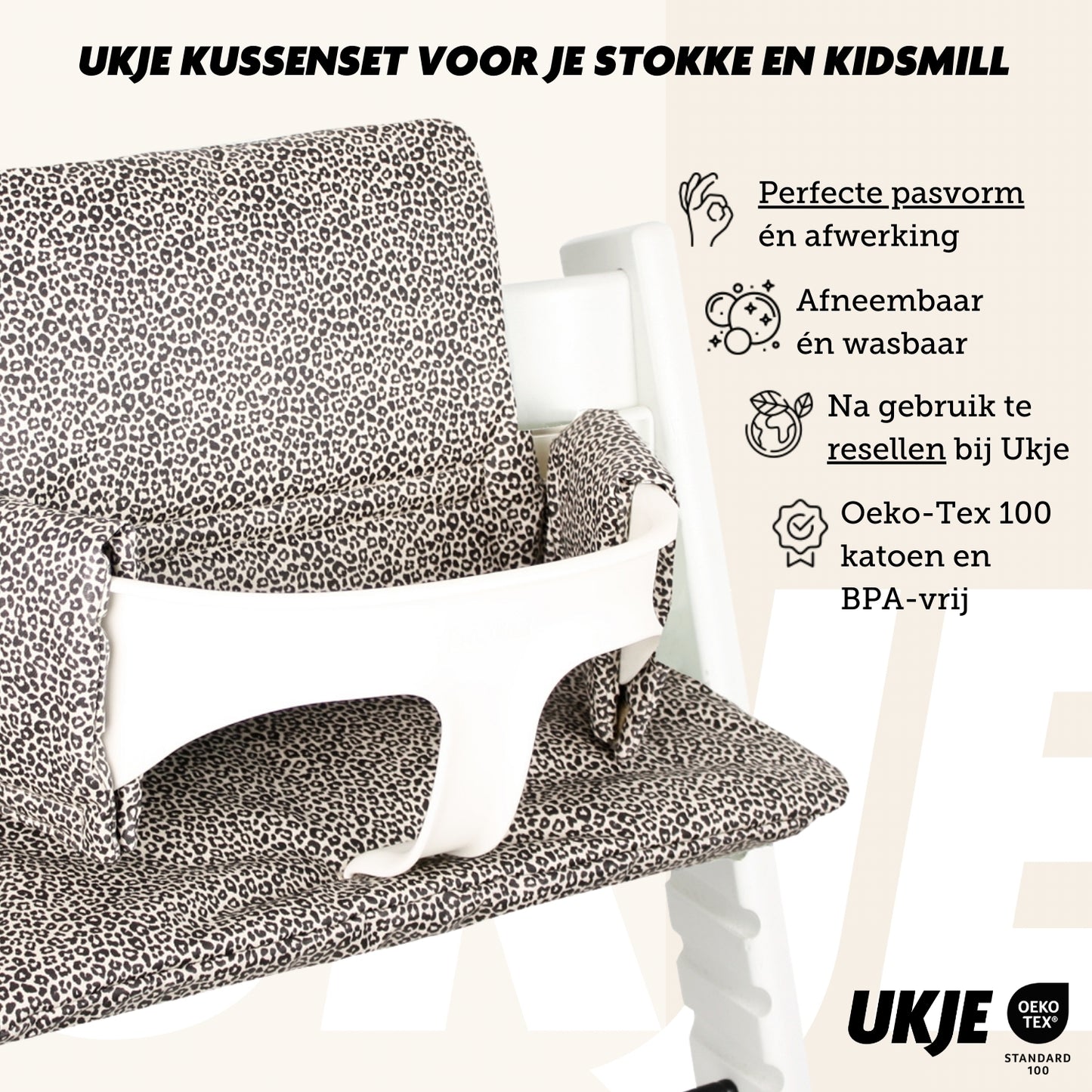 Pakketdeal | Zand luipaard + speelkleed