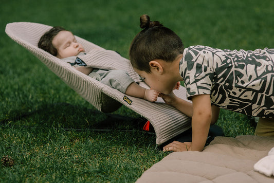 BabyBjörn hoes | Waterdichte voering | Groen wafeltje | Pre-order half jan