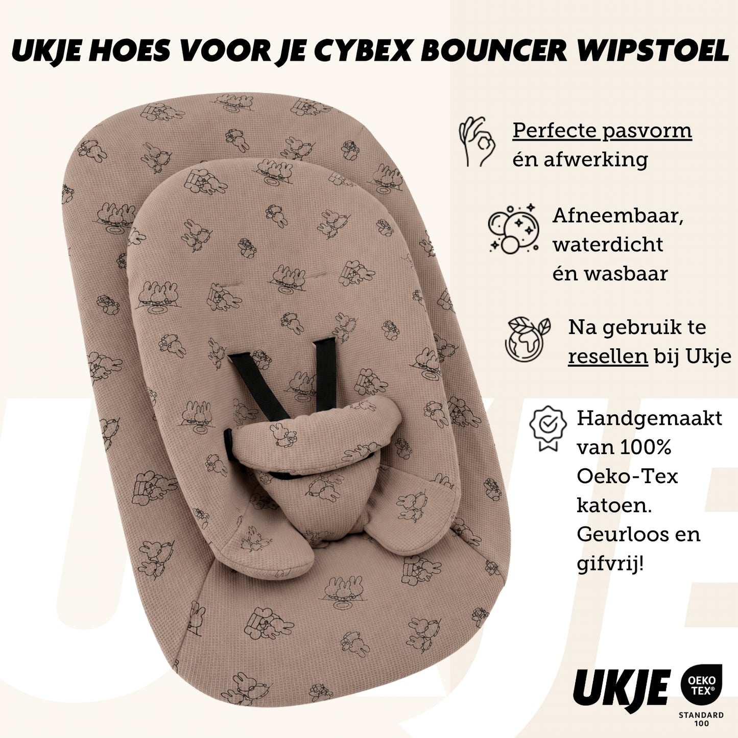 Cybex bouncer hoes | Miffy | Pre-order 22 juli