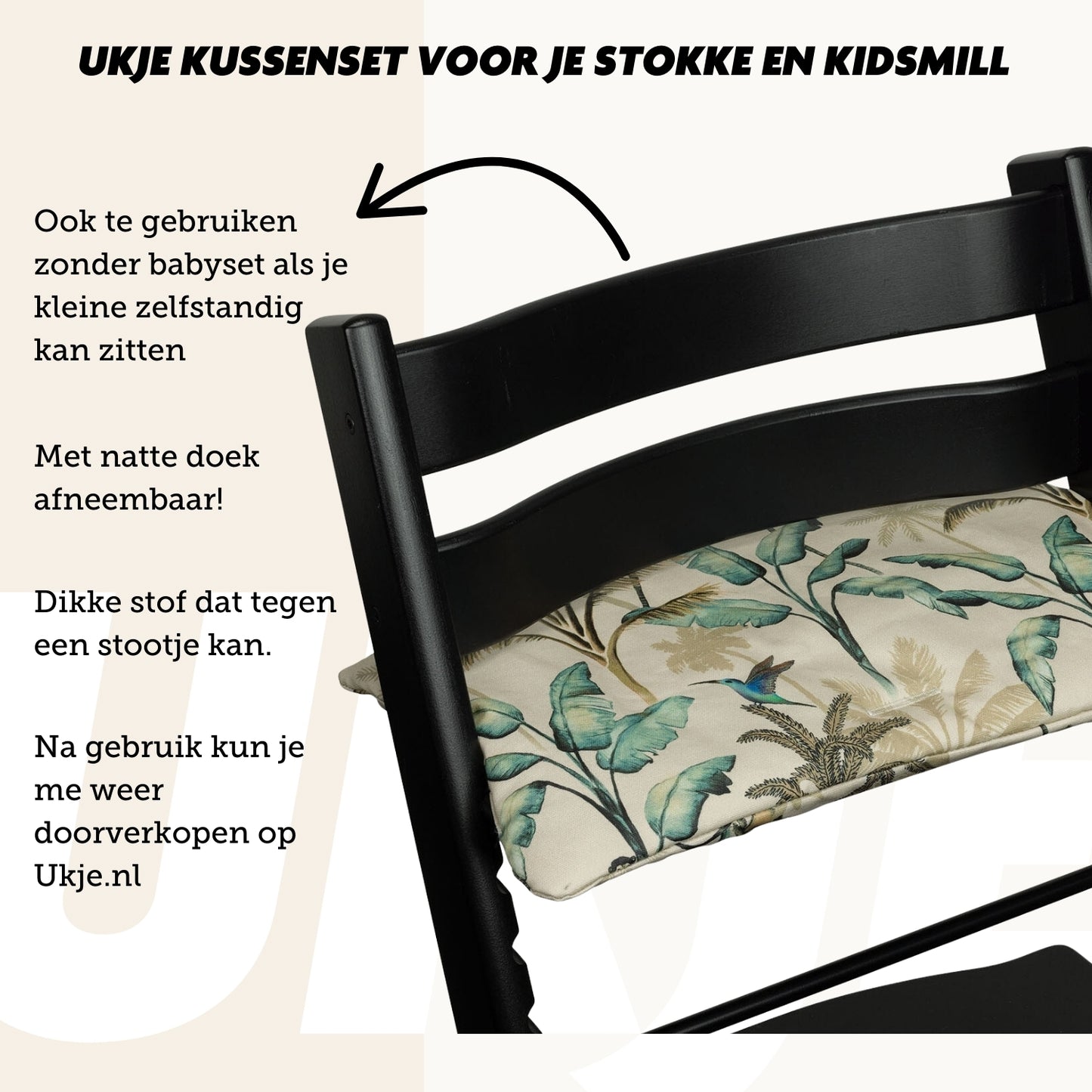 Tripp Trapp Kussen set | Jungle | Geplastificeerd | Pre-order