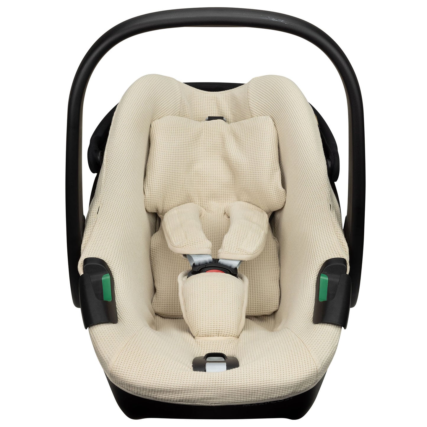 Maxi Cosi Pebble 360 hoes met gordelhoesjes | Beige wafeltje