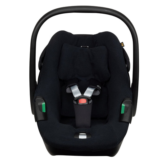 Maxi Cosi Pebble 360 Pro (2) hoes met gordelhoesjes | Zwart wafeltje | Pre-order eind apr