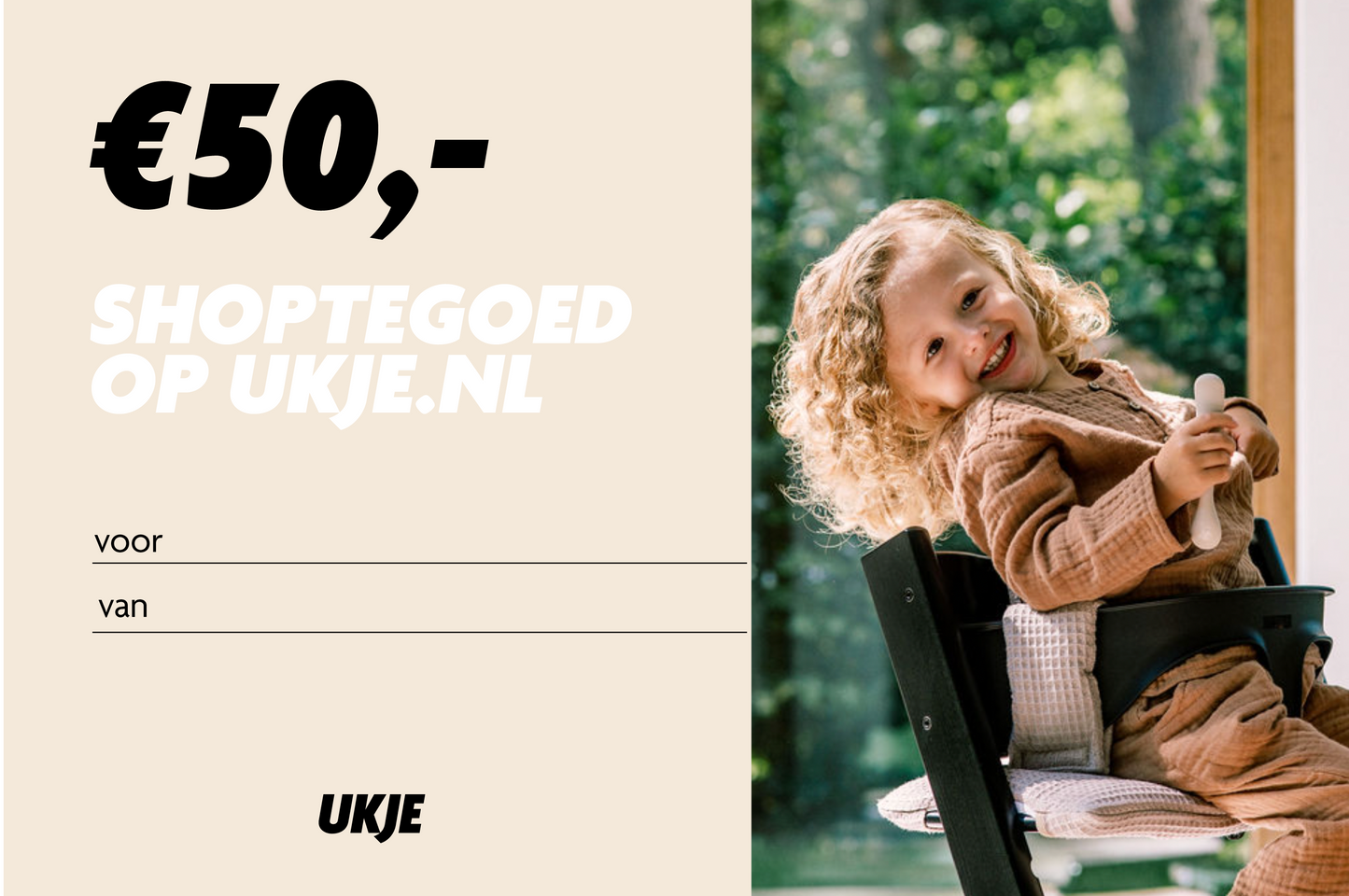 50€ Ukje cadeaubon
