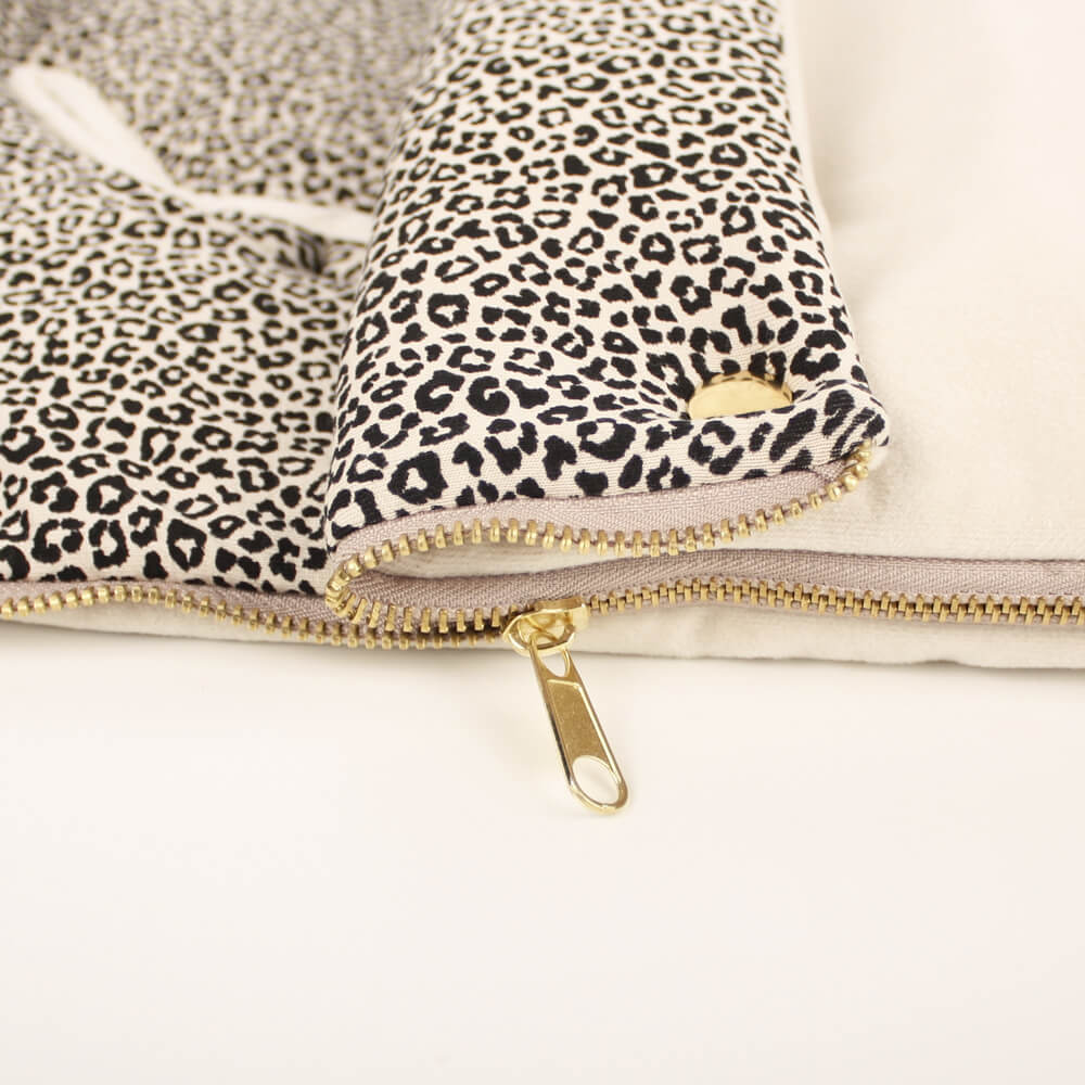 Luxury Voetenzak baby | Autostoel en Kinderwagen | Waterafstotend | Ecru