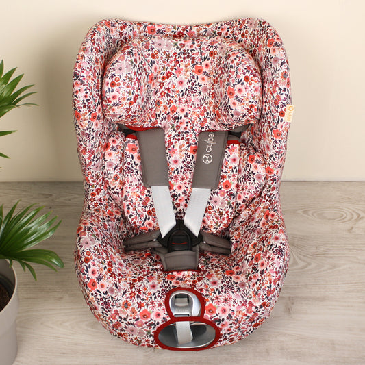 Cybex Sirona Z-T (Plus) Autostoelhoes | Roze Bloemen | Pre-order eind jan