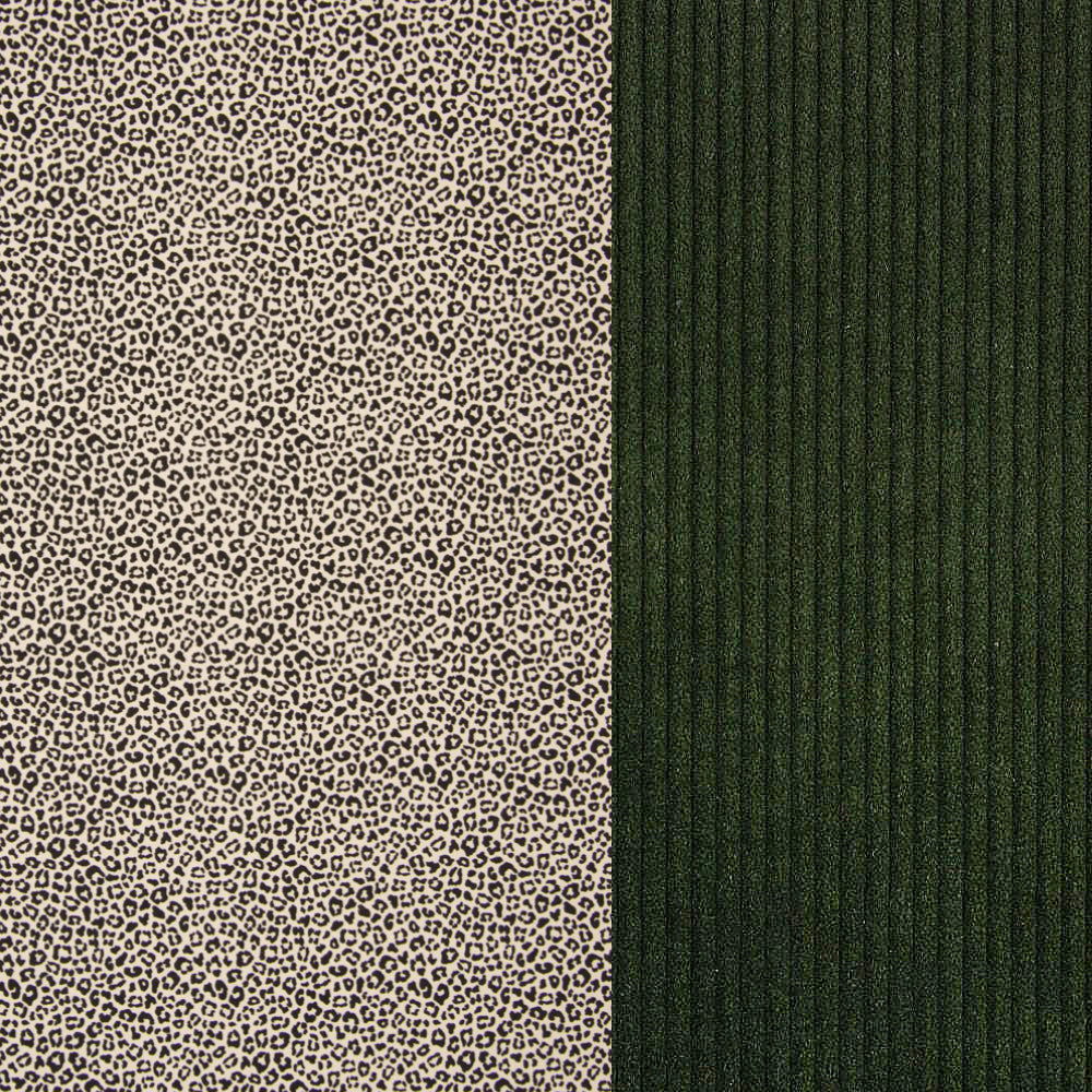 Voetenzak baby | Groen rib