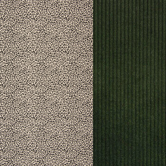 Voetenzak baby | Groen rib