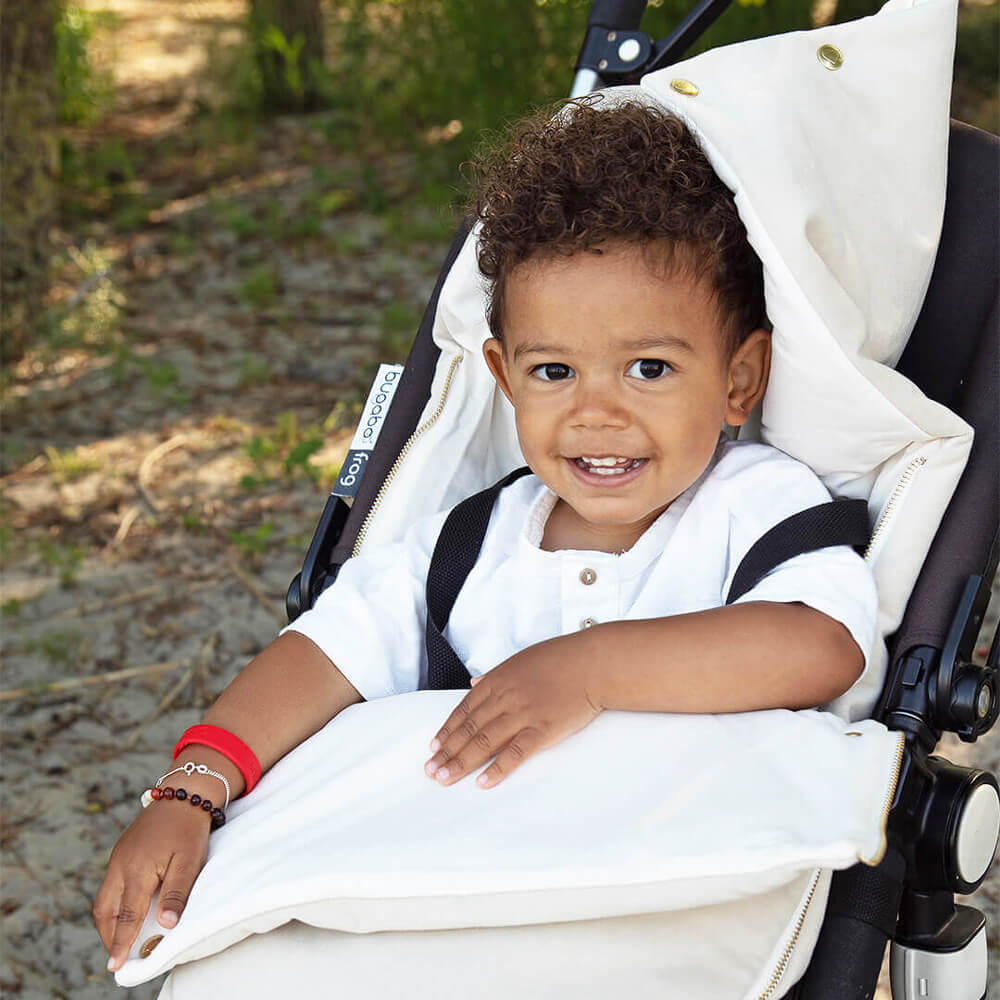 Voetenzak Kinderwagen en Buggy Luxe | Universeel | Ecru