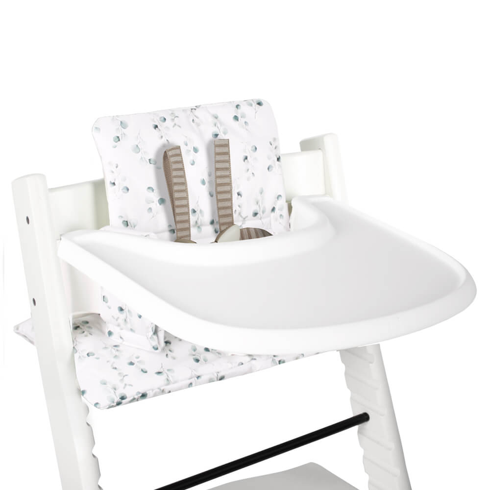 Tripp Trapp Kussen | Wit Eucalyptus | Geplastificeerd