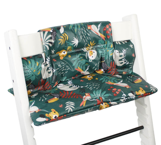 Tripp Trapp Kussen | Groen aap | Geplastificeerd