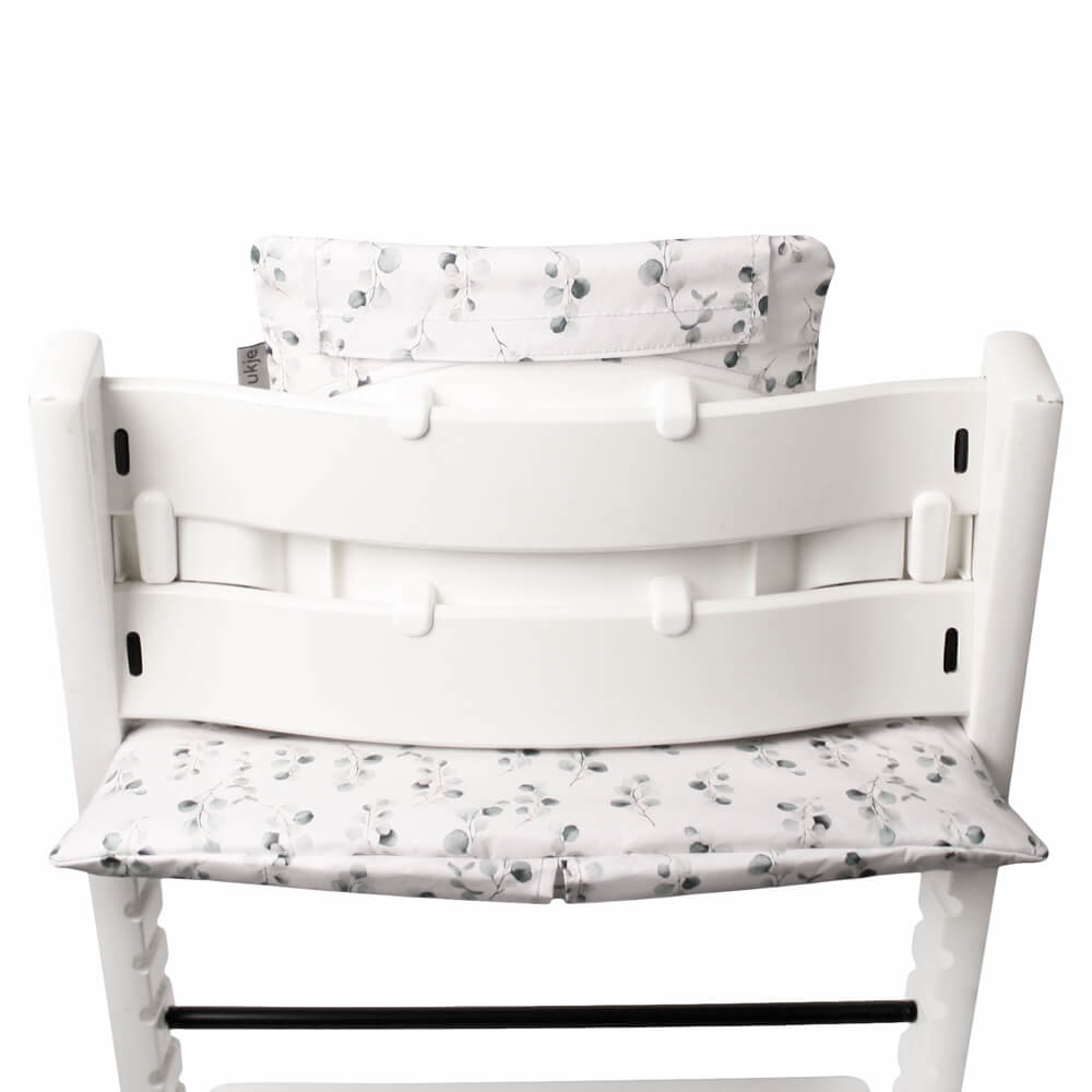 Tripp Trapp Kussen | Wit Eucalyptus | Geplastificeerd