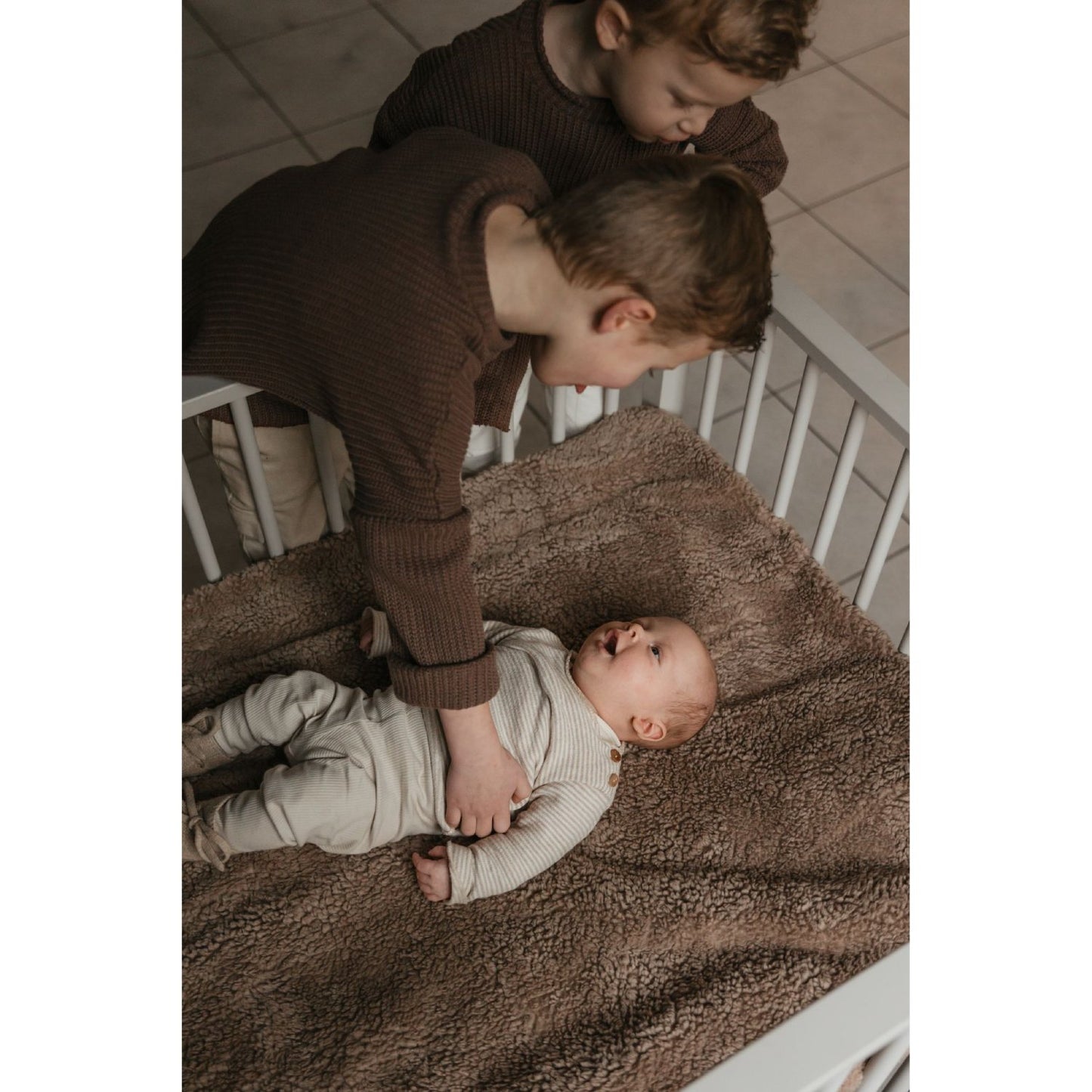 Boxmatras hoes | Teddy Taupe
