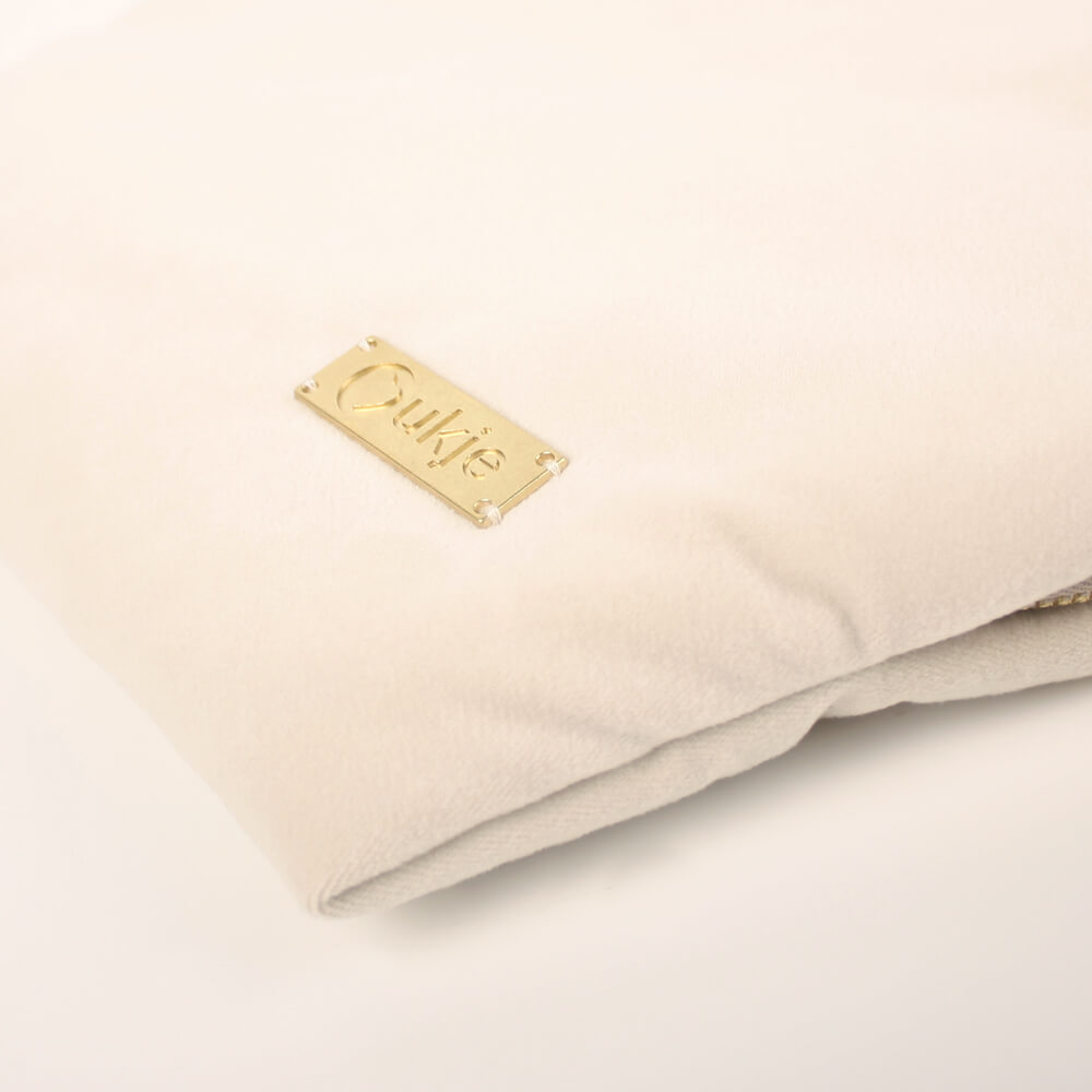 Luxury Voetenzak baby | Waterafstotend | Ecru zandluipaard