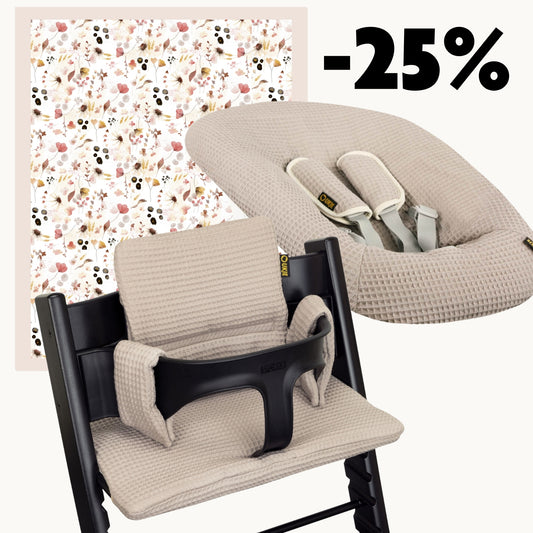 Pakketdeal | Taupe wafel + speelkleed