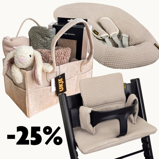 Pakketdeal | Taupe wafel + commodemand