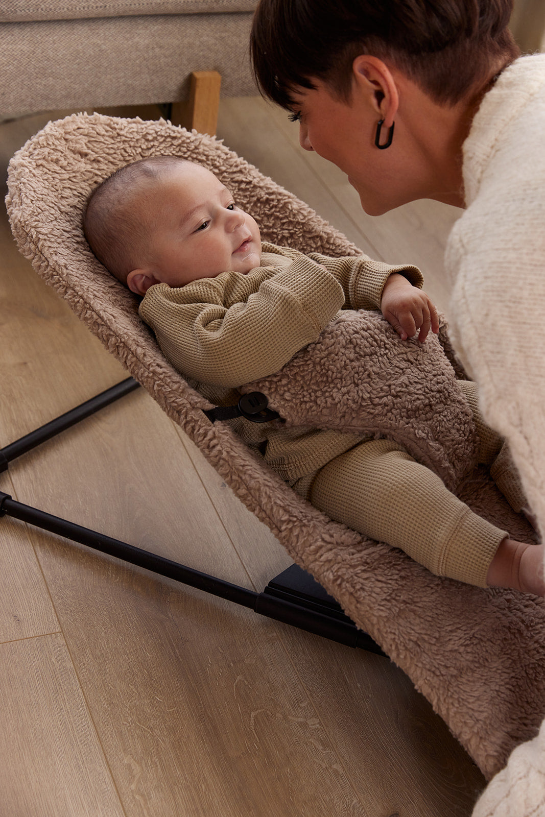 Luxury BabyBjörn hoes Soft/Bliss | Teddy Taupe