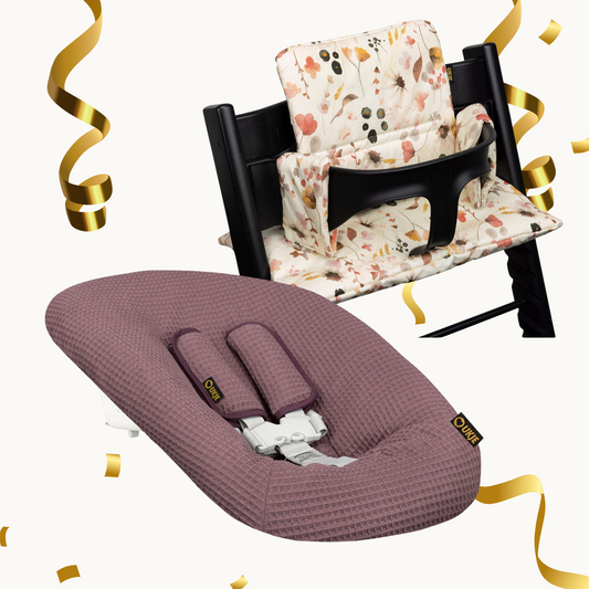 PRE-ORDER | 2 hoezen voor Stokke | Mauve en Wilde bloemen