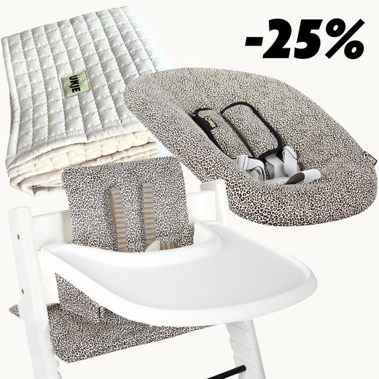 Pakketdeal | Zand luipaard + speelkleed