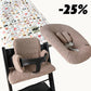 Pakketdeal | Teddy taupe + speelkleed bloemen