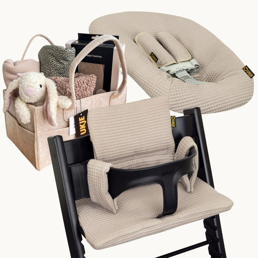 Pakketdeal | Taupe wafel + commodemand