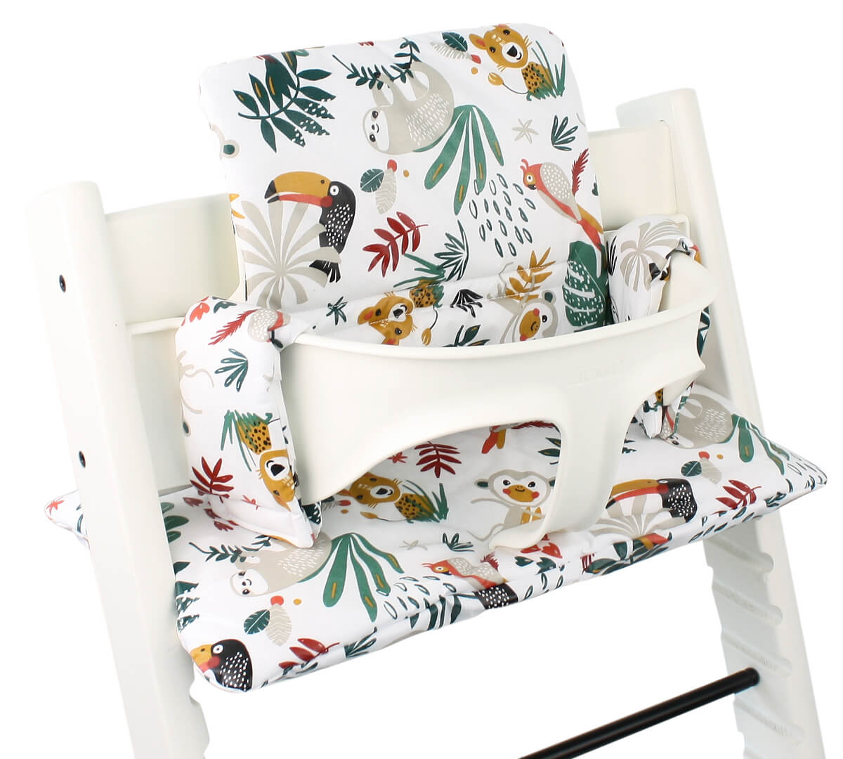 Stoelverkleiner | Wit aap | Geplastificeerd