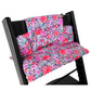 Tripp Trapp Kussen | Mauve bloemen | Geplastificeerd