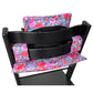 Tripp Trapp Kussen | Mauve bloemen | Geplastificeerd