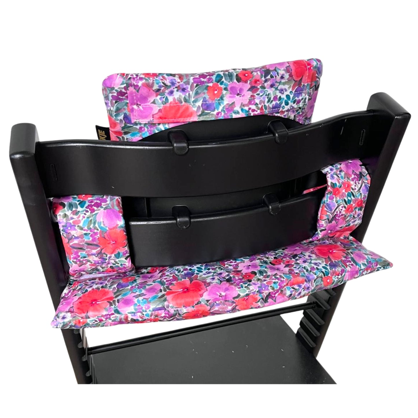 Tripp Trapp Kussen | Mauve bloemen | Geplastificeerd
