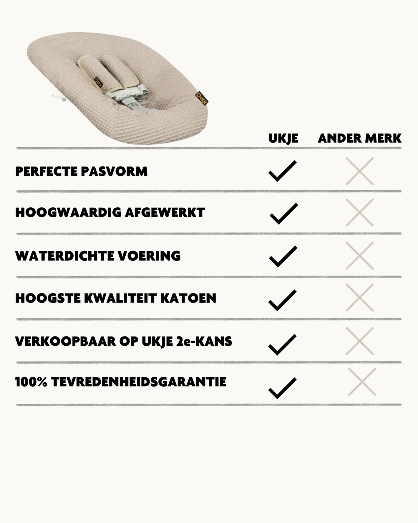 Hoes Newborn set Stokke TrippTrapp | Teddy Taupe – Ukje.nl