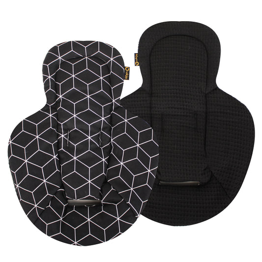 Mamaroo 4 Kussen | Zwart geometrisch