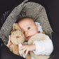 Voetenzak baby | Groen rib Zand luipaard | Pre-order
